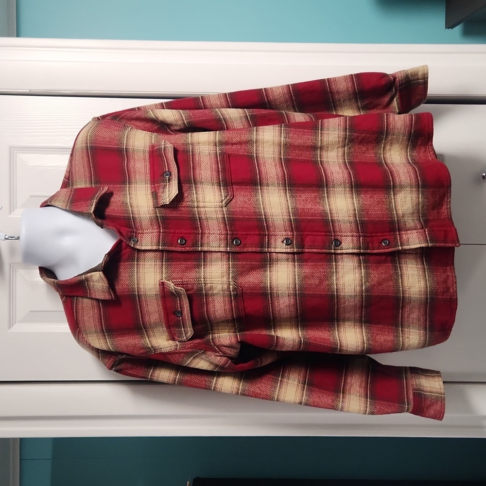 Men's Orvis LS Flannel Buttondown Jacket XXL